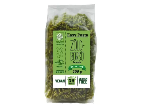 Éden Prémium Easy Pasta Zöldborsó tészta Orsó 200 g