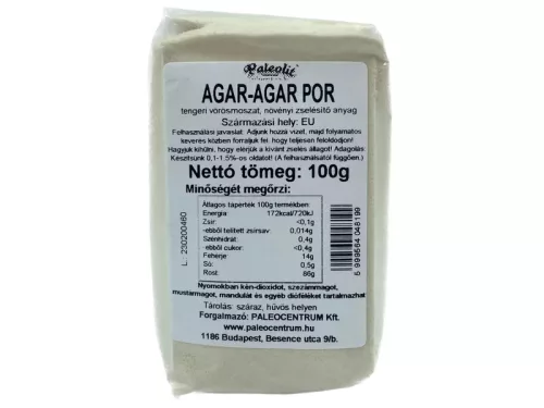 Paleolit Agar-agar (vegán zselatin) por 100g