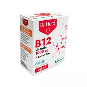 Dr. Herz B12-vitamin 1000 mcg + Szerves Cink kapszula 60db