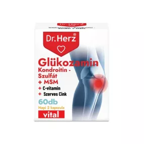 Dr. Herz Glükozamin-Kondroitin-szulfát+MSM 60db