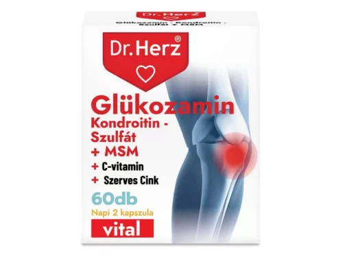 Dr. Herz Glükozamin-Kondroitin-szulfát+MSM 60db