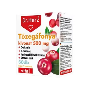 Dr. Herz Tőzegáfonya kivonat 1000mg 60db kapszula