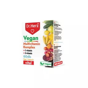 Dr. Herz Vegán multivitamin komplex 60db