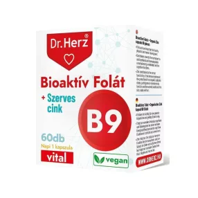 Dr. Herz Bioaktív Folát + Szerves Cink 60 db kapszula