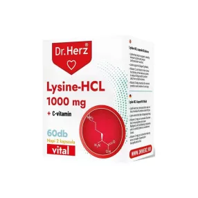Dr. Herz Lysine-HCL + C-vitamin 60 db kapszula