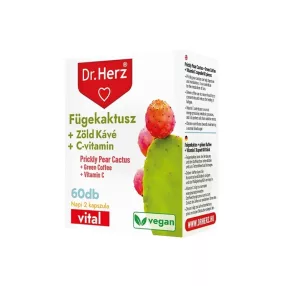   Dr. Herz Fügekaktusz + Zöldkávé + C-vitamin Kapszula 60 db