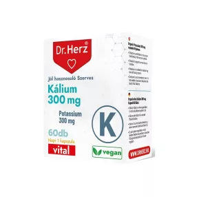 Dr. Herz Szerves Kálium 300 mg 60 db kapszula