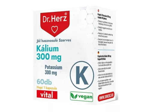 Dr. Herz Szerves Kálium 300 mg 60 db kapszula