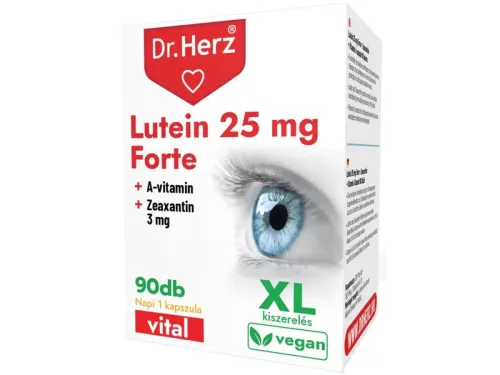 Dr. Herz Lutein 25 mg Forte kapszula doboz XL 90db