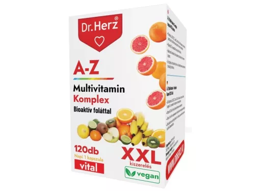 Dr. Herz A-Z Multivitamin Komplex kapszula doboz XXL 120 db