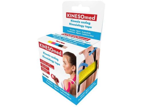 KINESOMED Kinesio szalag 5 m x 5 cm sárga