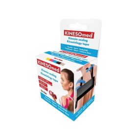 KINESOMED Kinesio szalag 5 m x 5 cm fekete