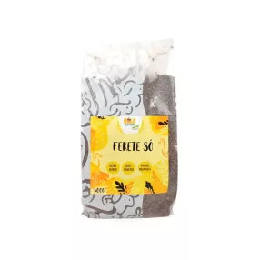 Bulkshop Fekete só, finom 500g