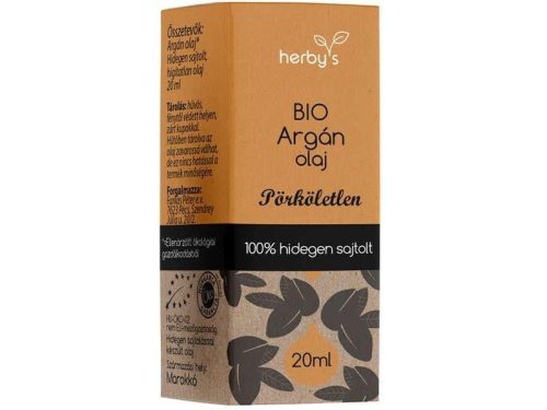 Herbys bio argán olaj hidegen sajtolt 20 ml