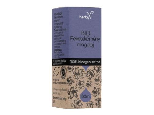 Herbys bio feketekömény magolaj hidegen sajtolt 100 ml