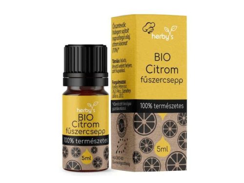 Herbys bio citrom fűszercsepp 5 ml