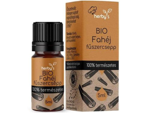 Herbys bio fahéj fűszercsepp 5ml