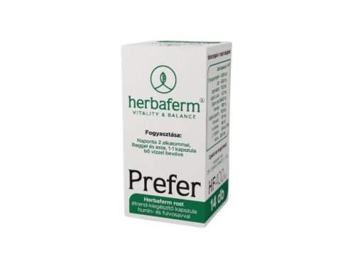 Herbaferm Prefer HF400 rost étrend-kiegészítő kapszula 14db