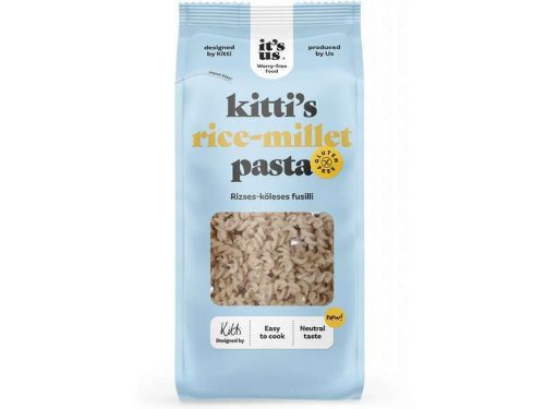 it's us KITTI'S gluténmentes rizses-köleses száraztészta fusilli/orsó 200g