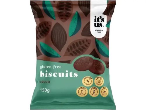 It's us Gluténmentes Kakaós  Omlós Keksz 150g