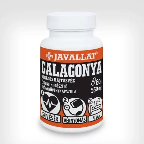 Javallat galagonya virágos hajtásvég kapszula 60 db