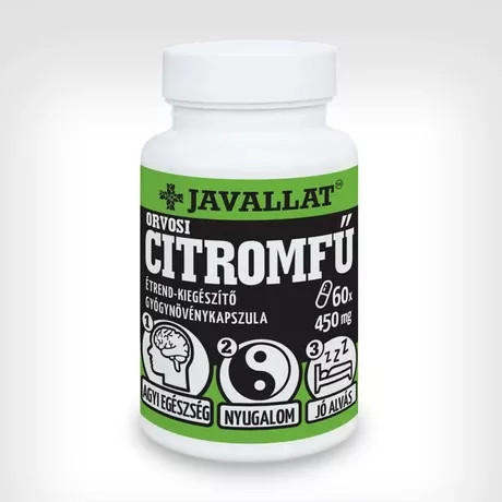 Javallat orvosi citromfű kapszula 60 db
