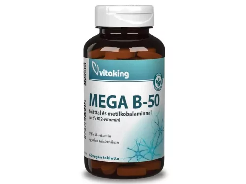 Vitaking Mega B-50 Komplex tabletta 60 db