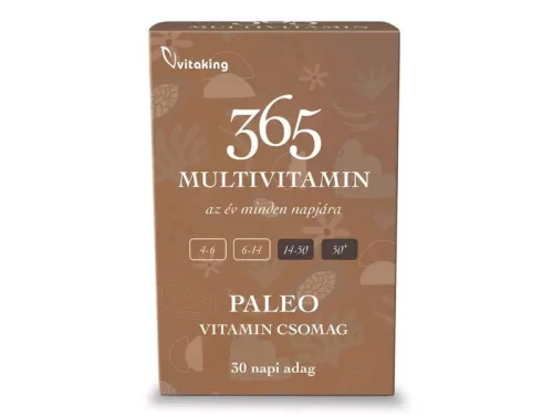 Vitaking 365 PALEO Multivitamin csomag 30 db