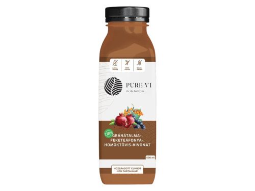 Pure Vi Gránátalma-Feketeáfonya-Homoktövis-kivonat 500 ml