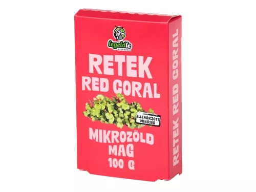 Legeldle Retek, Red Coral 100 g mikrozöld mag