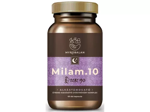 Myrobalan Milam.10 pihentető alvás gyógynövény-komplex 60db