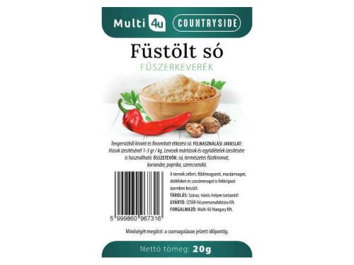 Multi 4U Countryside füstsó fűszerkeverék 20g