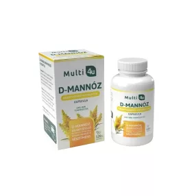 Multi 4U D-mannose kapszula aranyvessző kivonattal 120db