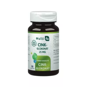 Multi 4U Cink-glükonát vegán tabletta 90db