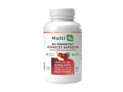 Multi 4U BIO Fermentált almaecet kapszula 400mg 75db