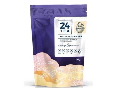 24 tea Natural Soba tea Áfonyás-vaníliás muffin ízű 100g