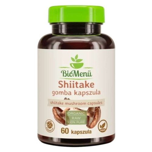 BioMenü BIO SHIITAKE gomba kapszula 60 db