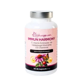   IMMUN HARMONY C-vitamin Echinacea -és csipkebogyó kivonattal, D3-vitaminnal étrend-kiegészítő kapszula 60db kapszula(51g)