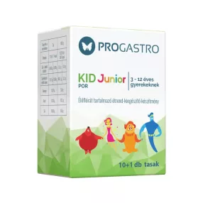 Progastro kid junior por 3-12 éves gyerekeknek 10+1db 11 db