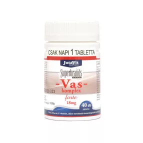 JutaVit Vas komplex forte tabletta 40db 18mg