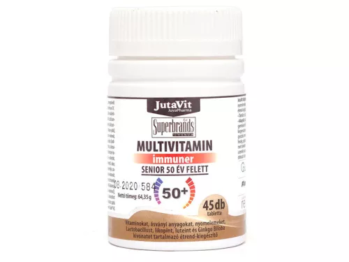 JutaVit multivitamin Senior tabletta 45db 50+