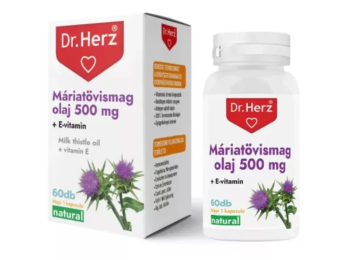 Dr. Herz Máriatövismag olaj kapszula 60db