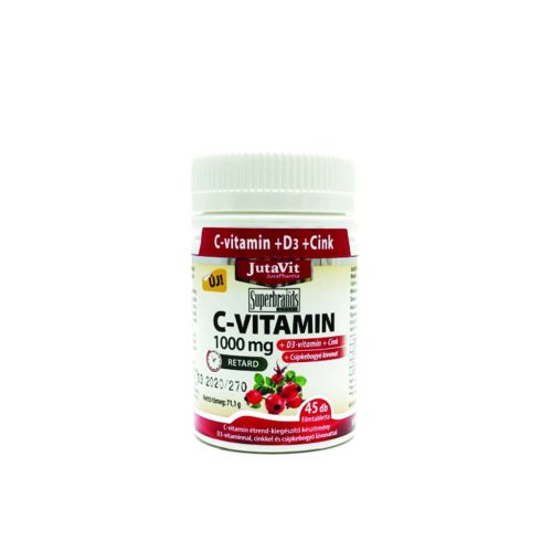 JutaVit C-vitamin 1000mg +D3 vitamin 45db