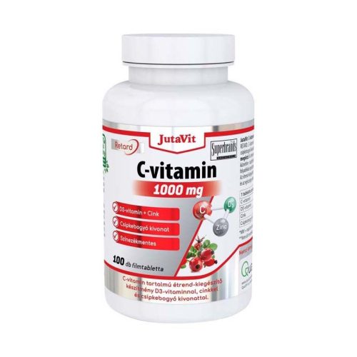 Jutavit C-vitamin 1000mg +D3 vitamin 100db