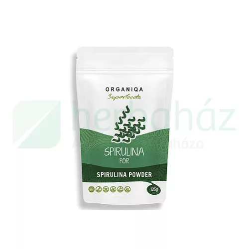 Organiqa bio spirulina por 100% nyers 125 g