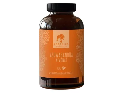 Organiqa balance ashwagandha kivonat kapszula 500mg 60 db