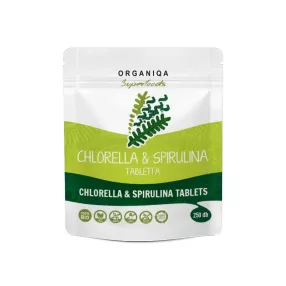 Organiqa bio chlorella és spirulina tabletta 250 db