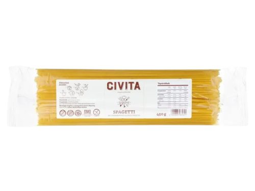 CIVITA gluténmentes kukorica száraztészta spagetti 450g