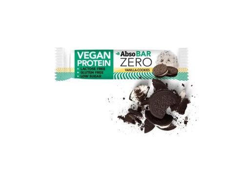 Abso BAR Zero Vanília Keksz Vegán Fehérjeszelet 40g
