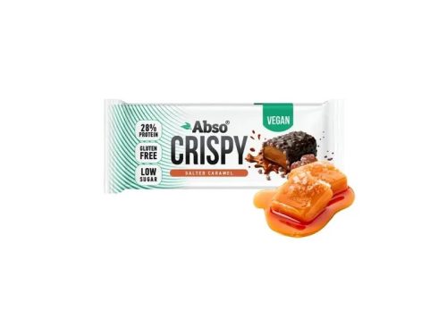 Abso Crispy Bar Sós Karamellás Ízű Vegán Fehérjeszelet 50g